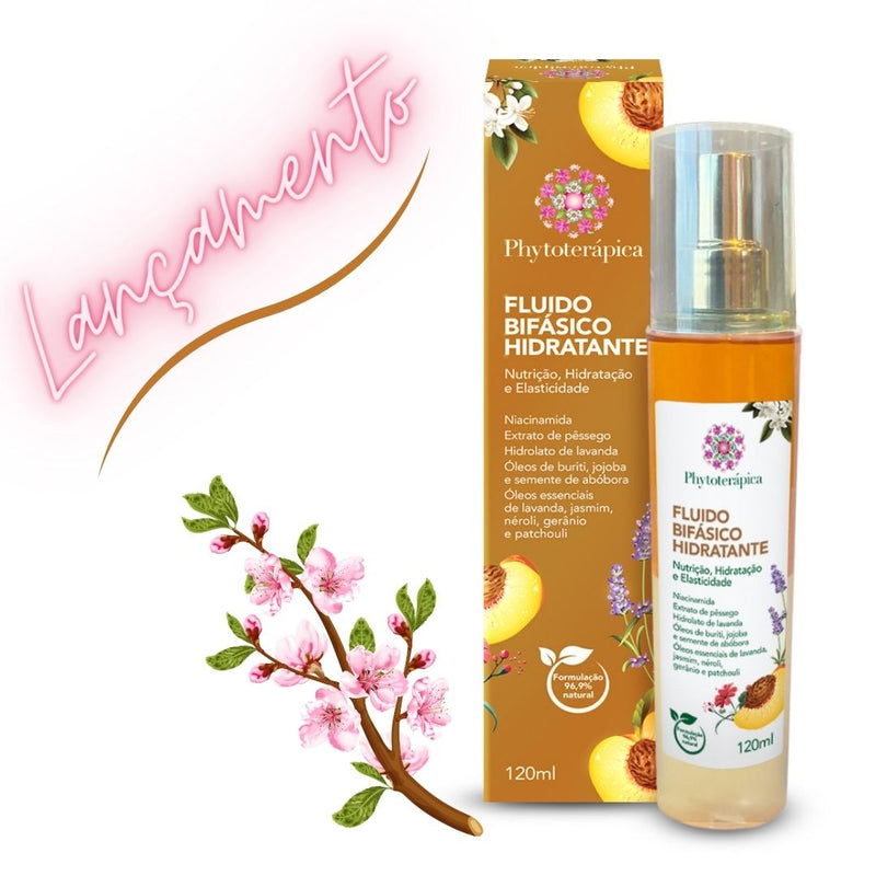 Fluido Bifásico Corporal Hidratante - 120ml Nutrição, Hidratação e Elasticidade